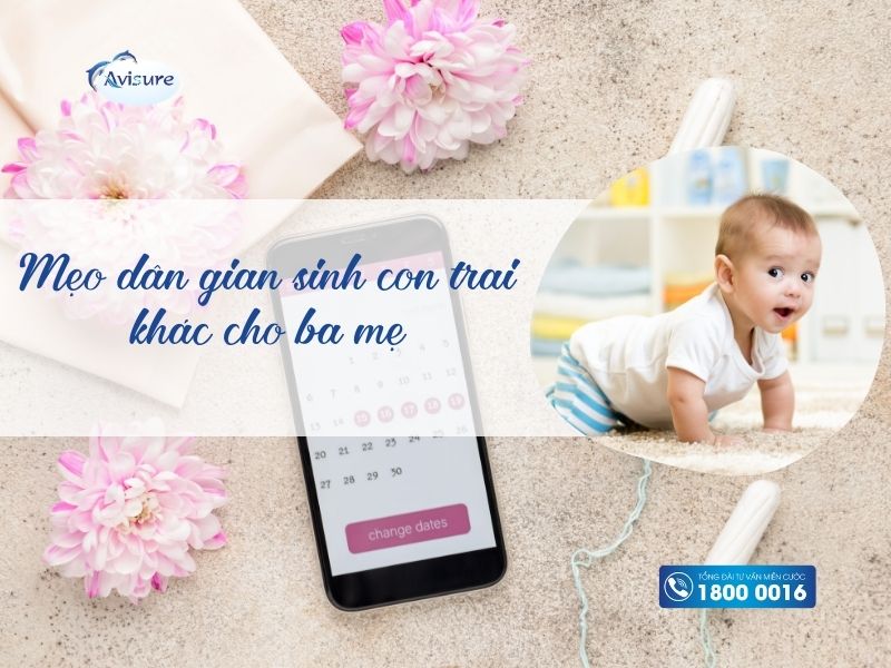 Mẹo dân gian sinh con trai khác cho ba mẹ